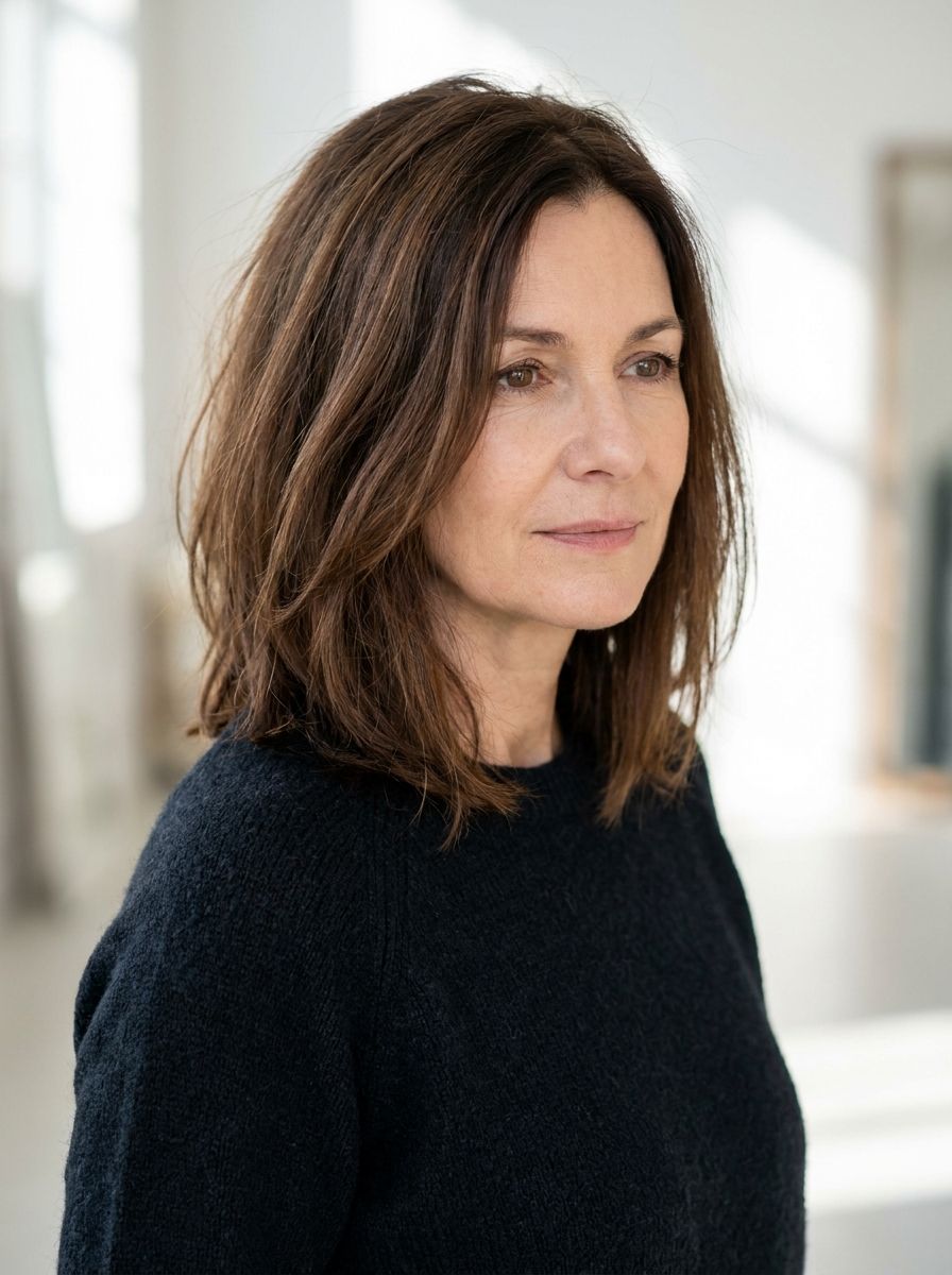 Long Bob mit weicher Bewegung - Frisuren die jünger machen